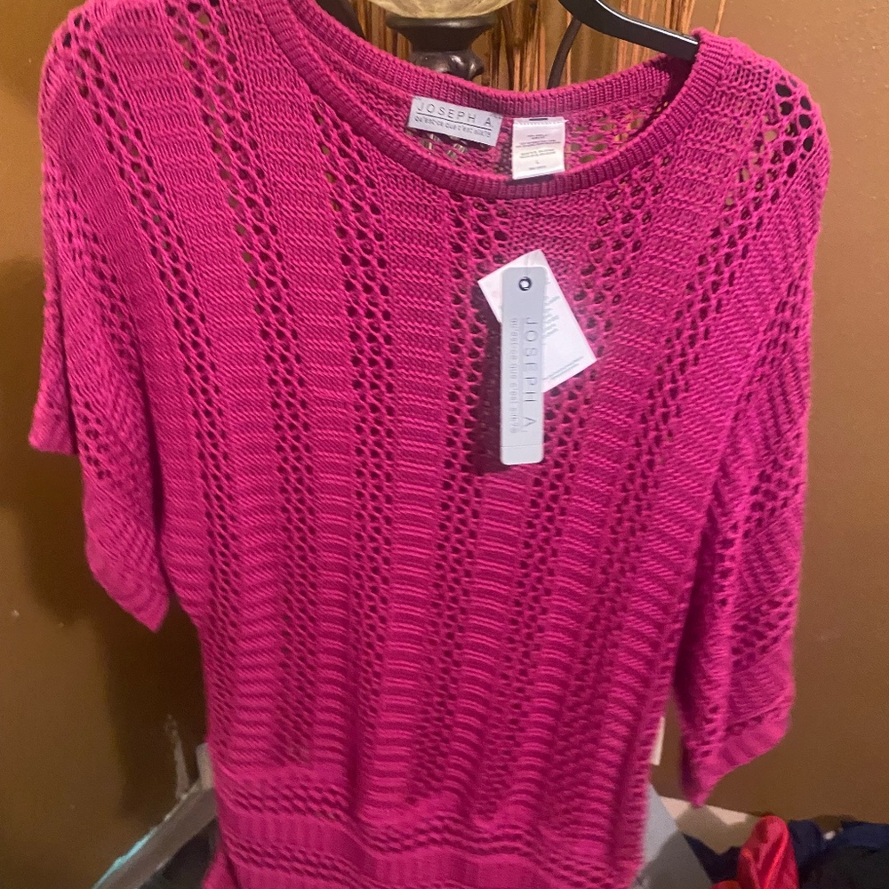 See through pink blouse